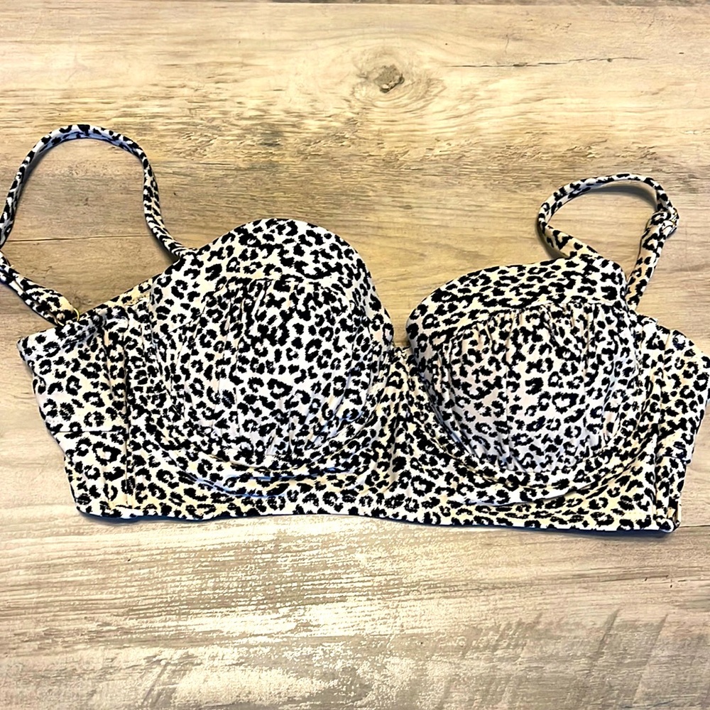 Cheetah Push Up Swim Top